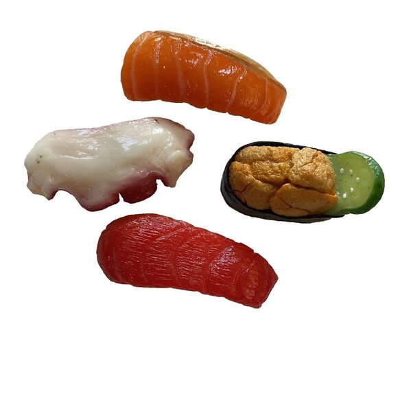 Realistic Faux Sushi Fridge Magnets - Picture 1 of 3
